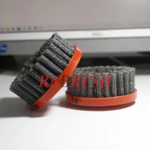 disc nylon diamond silicon brush