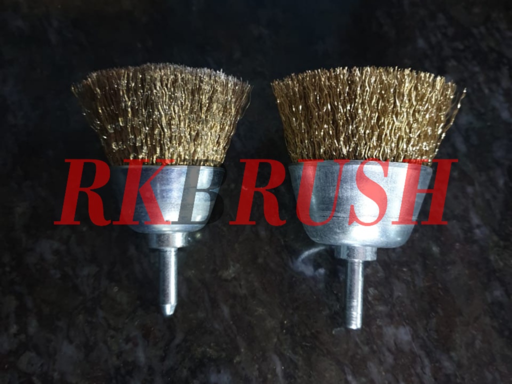 spindle mounted cup brush, shaft mounted cup brush